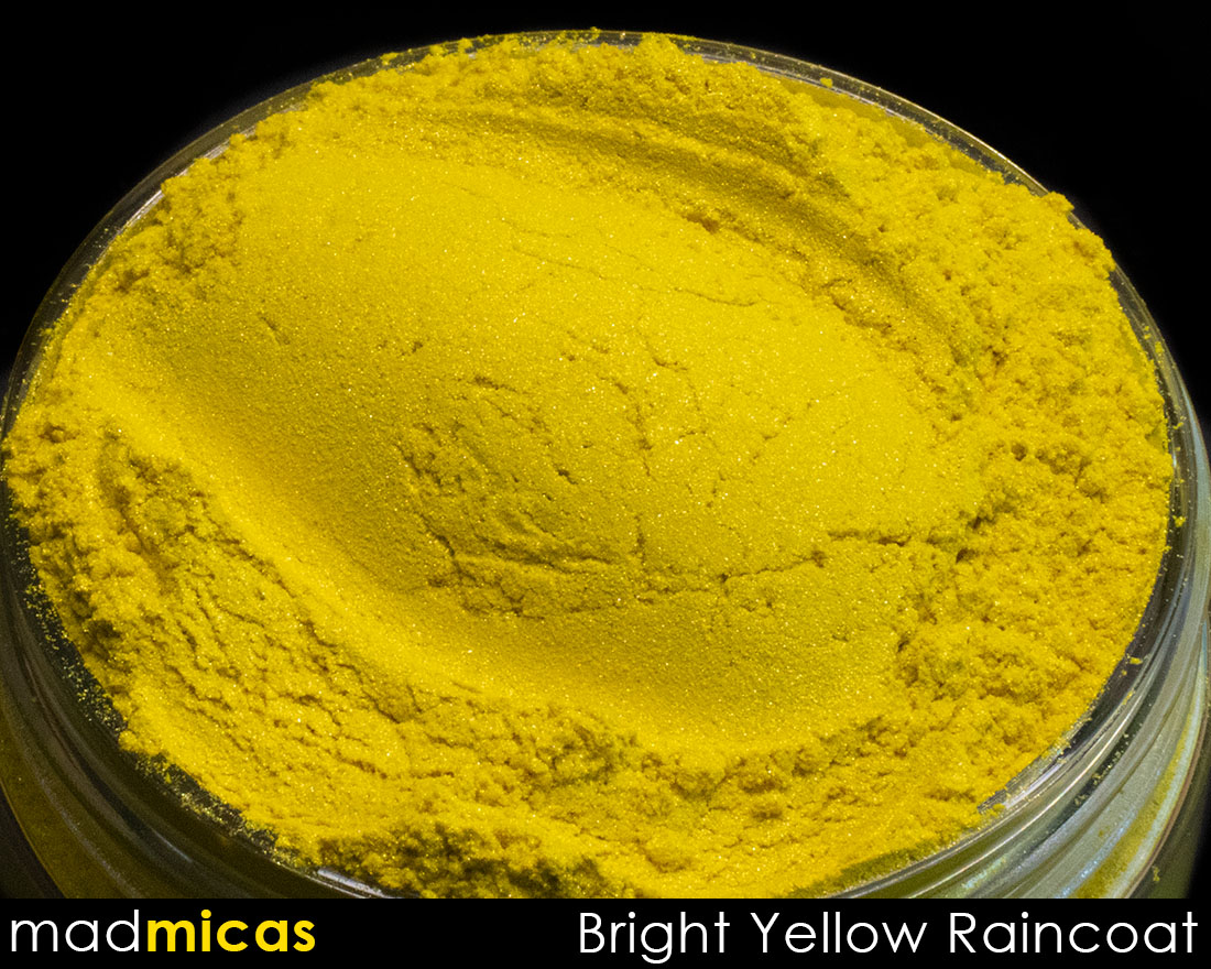 Bright Yellow Raincoat Premium Yellow Mica