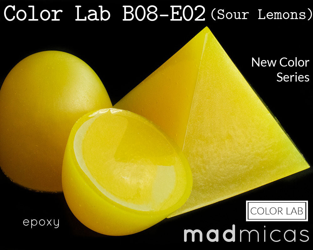 Color Lab Sour Lemons in Epoxy