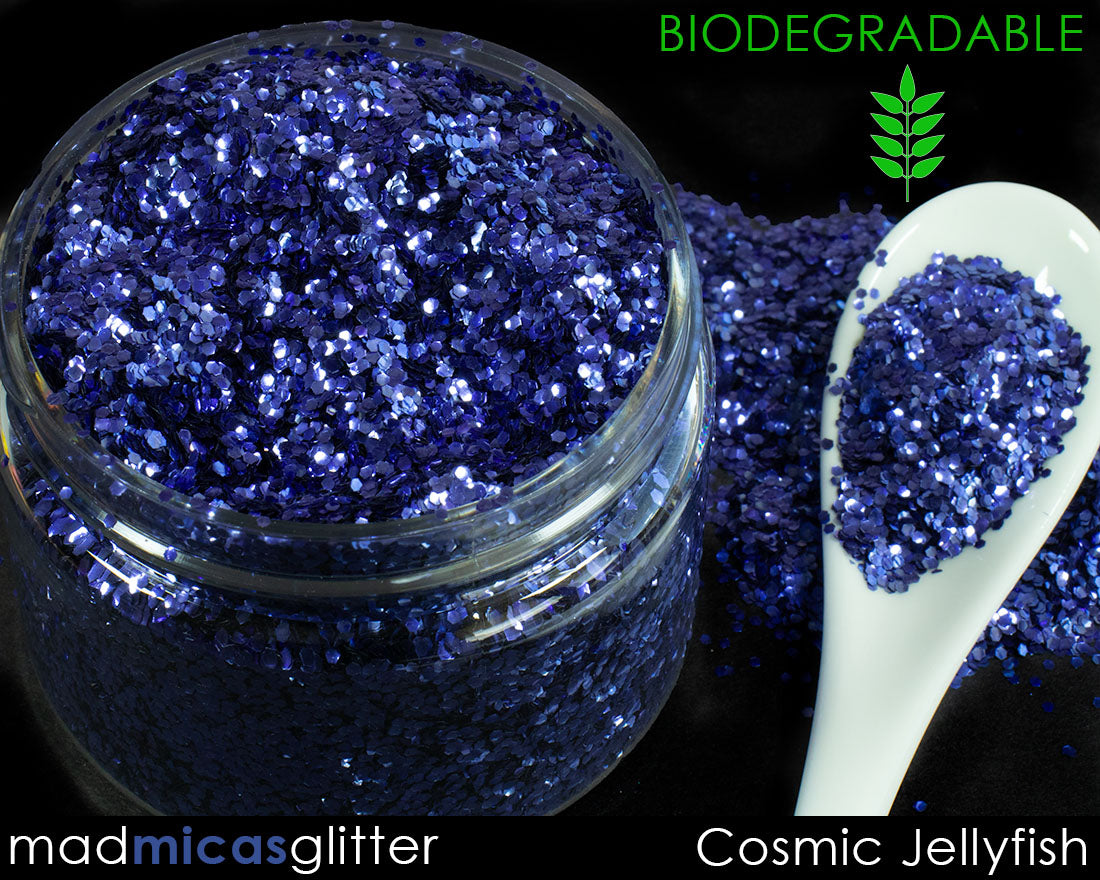 Cosmic Jellyfish Blue Biodgradable Glitter