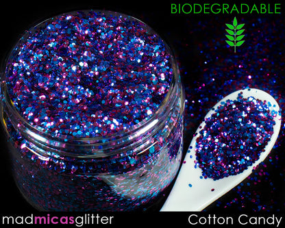 Cotton Candy Biodegradable Glitter Mix