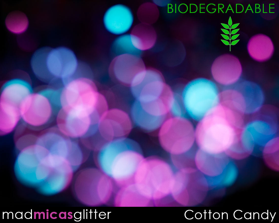 Cotton Candy Biodegradable Glitter Mix Maco Blur