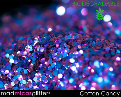 Cotton Candy Biodegradable Glitter Mix