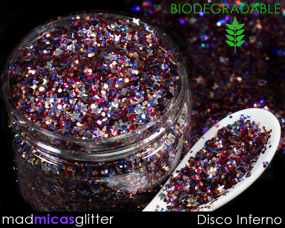 Disco Inferno Biodegradable Glitter Mix