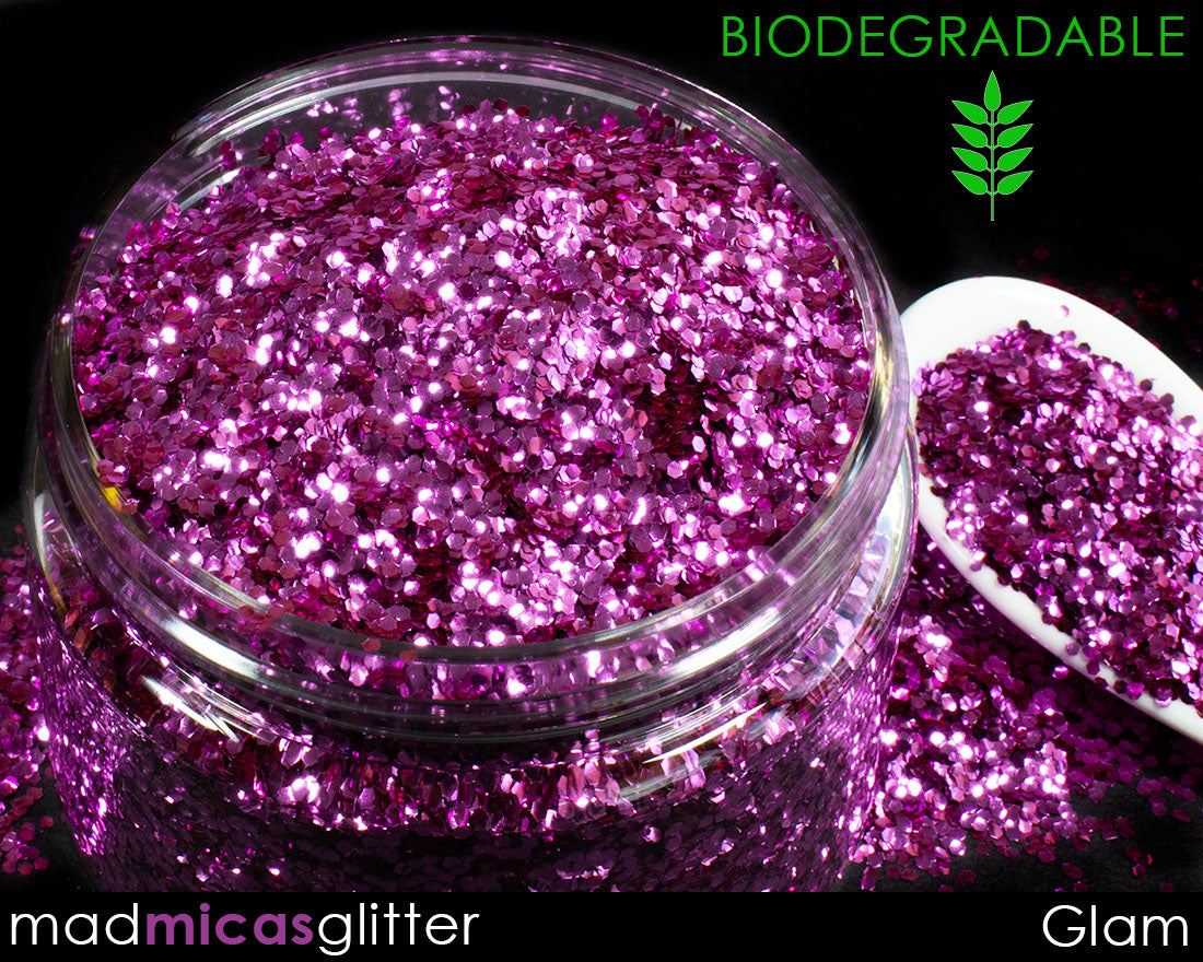 Glam Biodegradable Pink Glitter