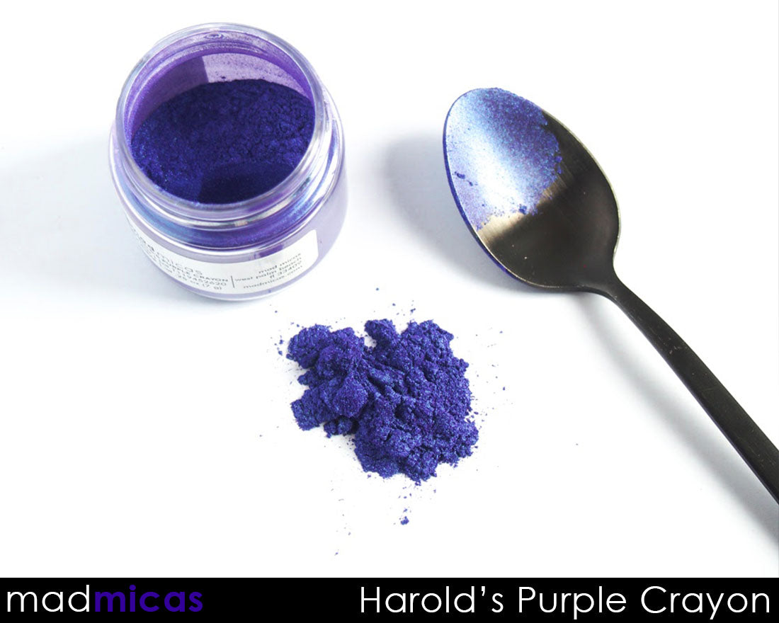 Harold's Purple Crayon Premium Mica on Spoon