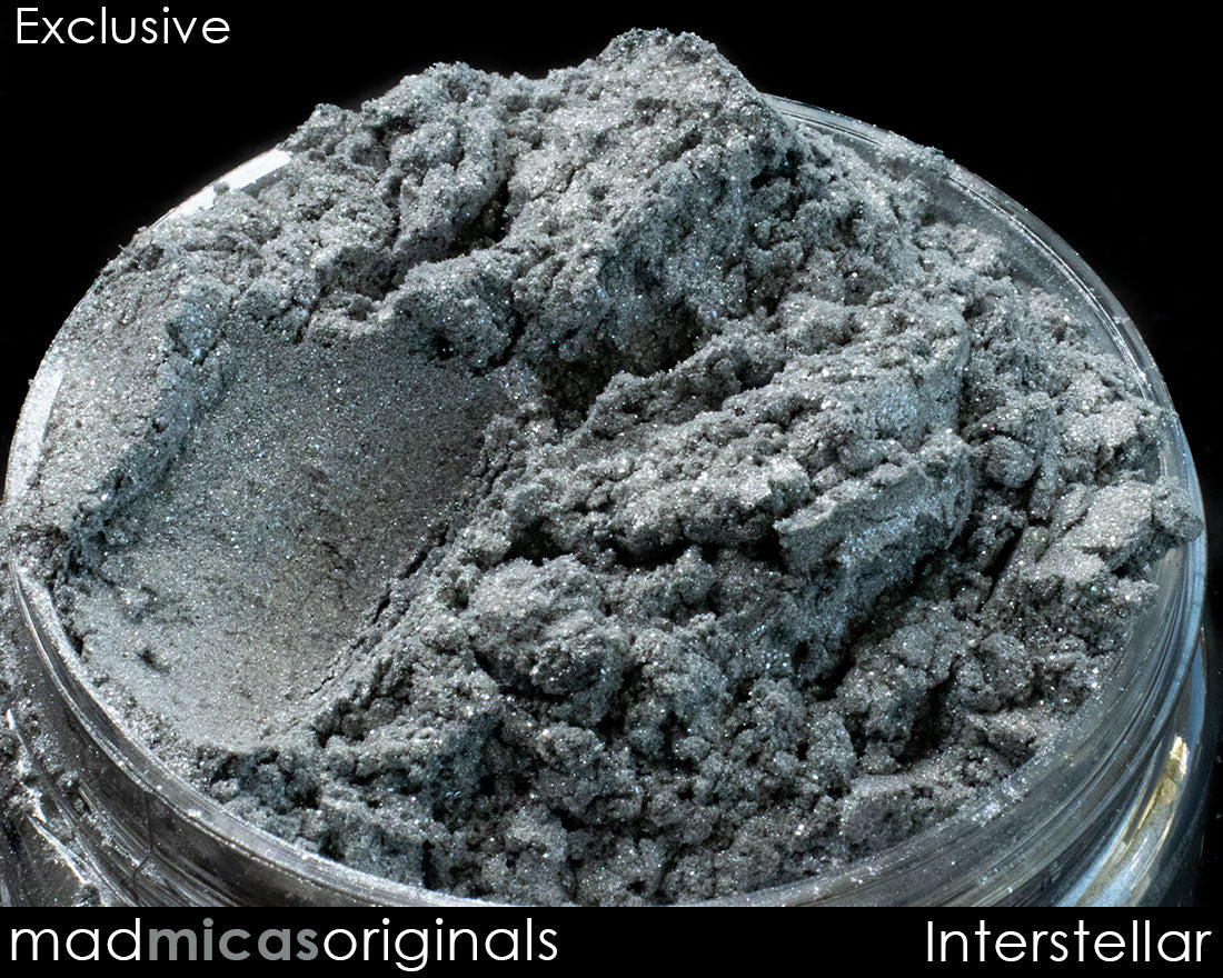 Interstellar Silver Mica in Jar