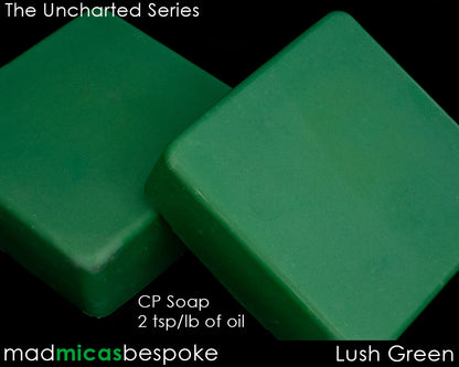 Mad Micas Lush Green Mica Blend in CP Soap