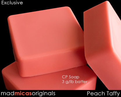 Peach Taffy Mica Blend in CP Soap