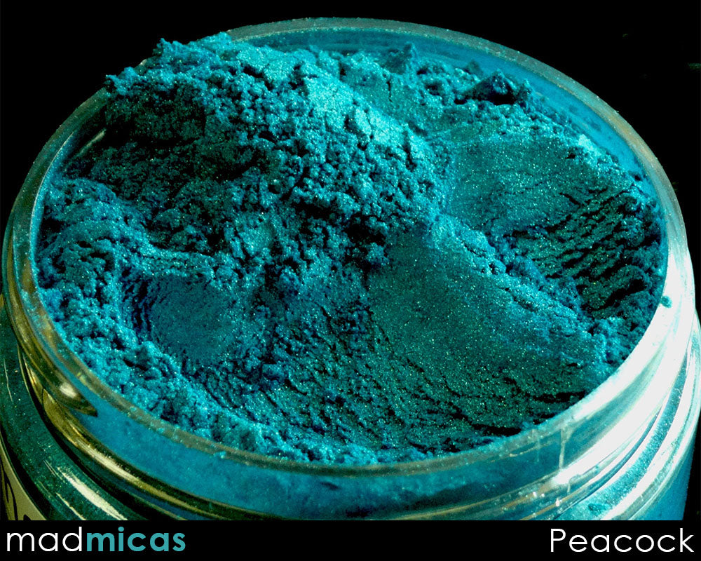 Peacock Premium Blue Teal Mica