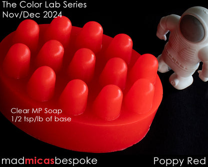 Poppy Red Blend in MP Soap