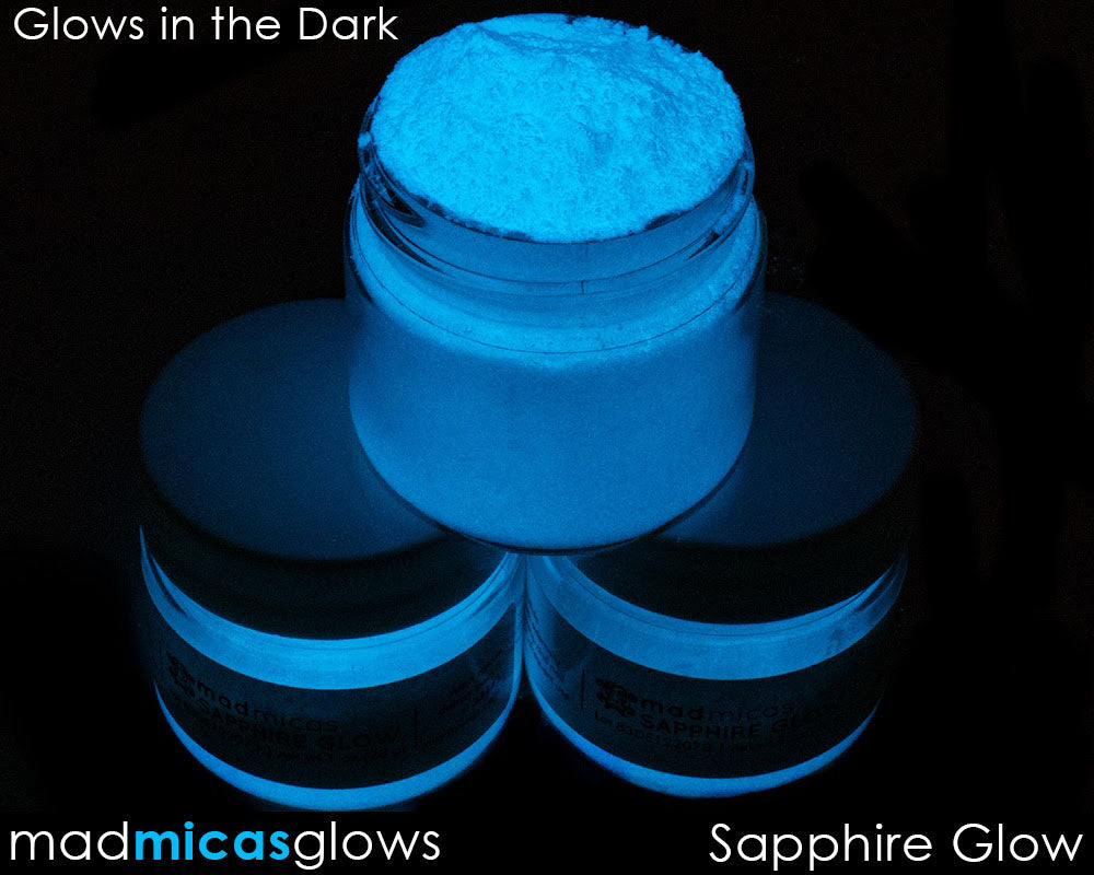 Sapphire Glow Glow-In-The-Dark Pigment