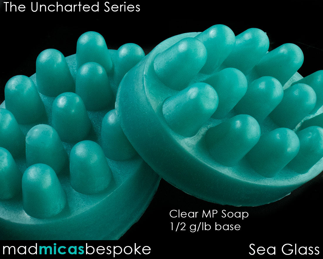 Sea Glass Blue Green Premium Mica in MP Soap