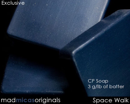 Space Walk Navy Blue Mica Blend in CP Soap