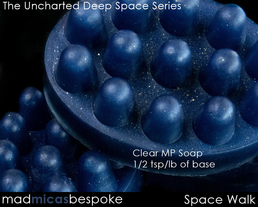 Space Walk Dark Blue Mica in MP Soap