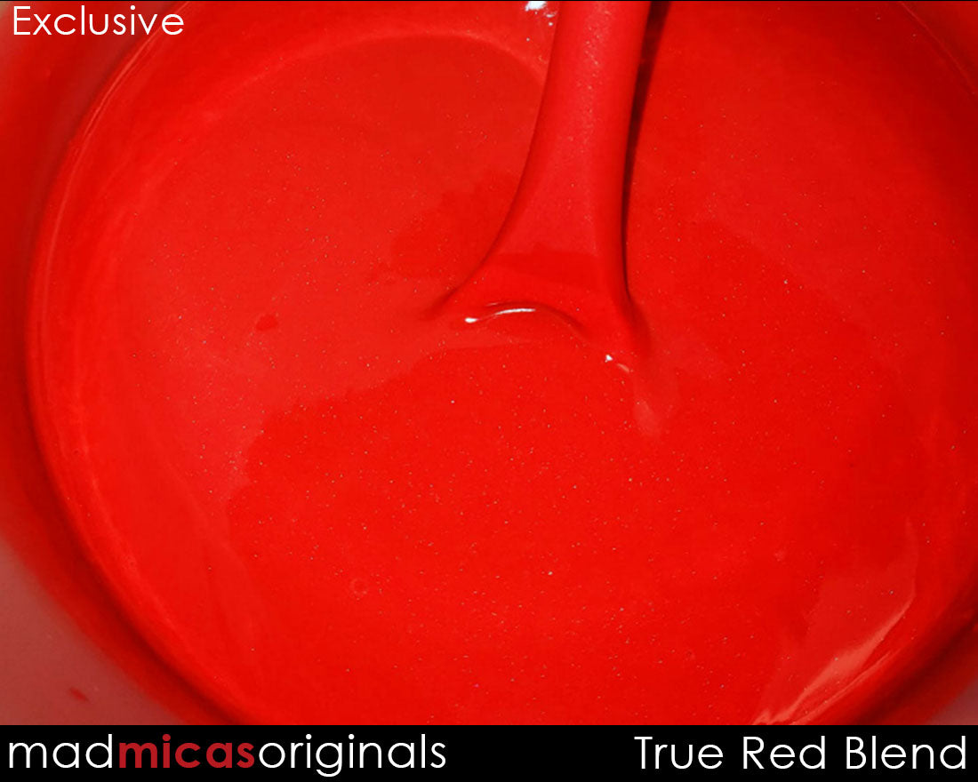 True Red Mica Blend in CP Soap Batter