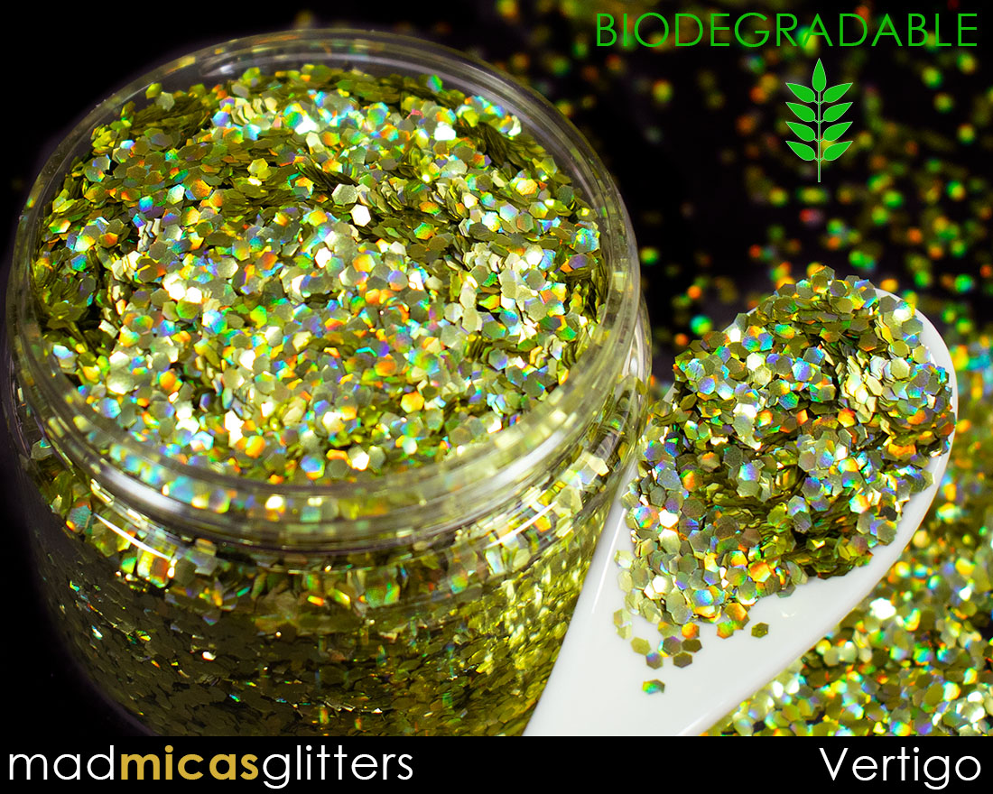 Vertigo Biodegradable Gold Holo Glitter