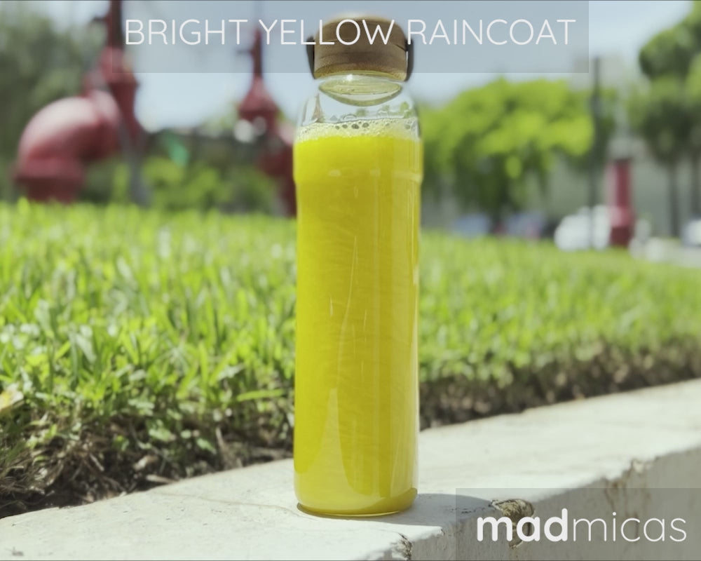 Bright yellow sale raincoat